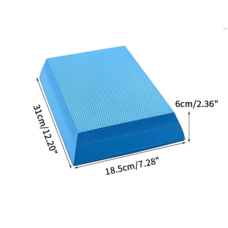 Трапециевидный балансировочный коврик для тренажерного зала, йоги, пилатеса, физио-устойчивый Тренировочный Коврик