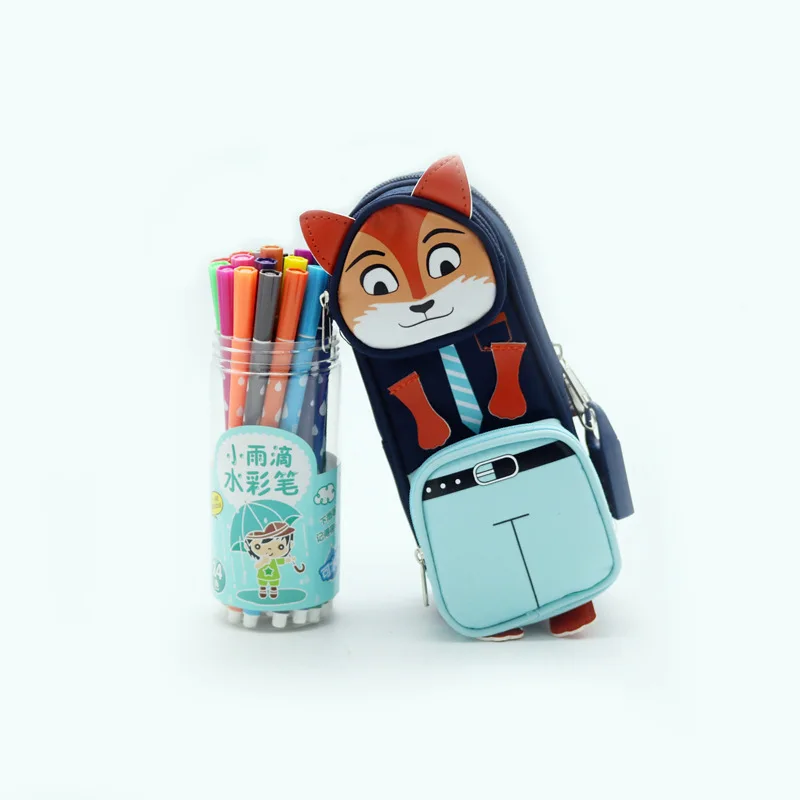 1 шт. тканевый чехол карандаш с рисунком животных|large pencil case|pencil casepencil case canvas |