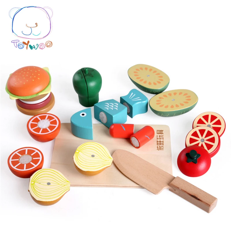 fruit slice toy set