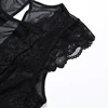 Lace Bodysuit Hollowout Back Women Lingerie Transparent Underwear Femme Bottom Closure Jumpsuits High Quality ► Photo 3/6