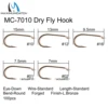 Maximumcatch 100pc Fly Tying Hook 4#-22# Fish-Friendly Barbed Fly Fishing Hook Dry Wet Nymph Shrimp Caddis Pupa Streamer Flies ► Photo 3/6