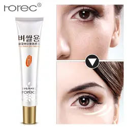 ROREC 30g белый рис глаз из искусственной кожи, пирожное избавиться от жировая гранула увлажняющий для устранения темных кругов против
