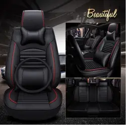 Хорошее качество! Полный комплект чехлы сидений автомобиля + Руль Обложка для Mercedes Benz ML 300 320 350 400 W166 2015-2012, бесплатная доставка