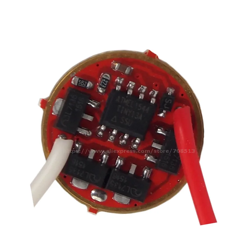Pion 17mm 2 8 V 4 5 3/ 6/ x AMC7135 группы 3 Mode драйвер фонарика Board (1 шт.)|pion| |