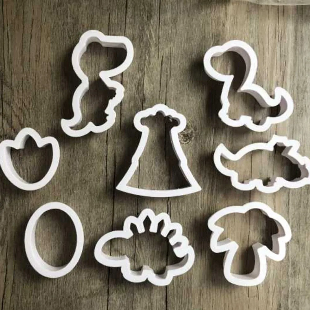 8 шт./компл. моделирование животных мягкий резак для печенья DIY помадка шоколадный