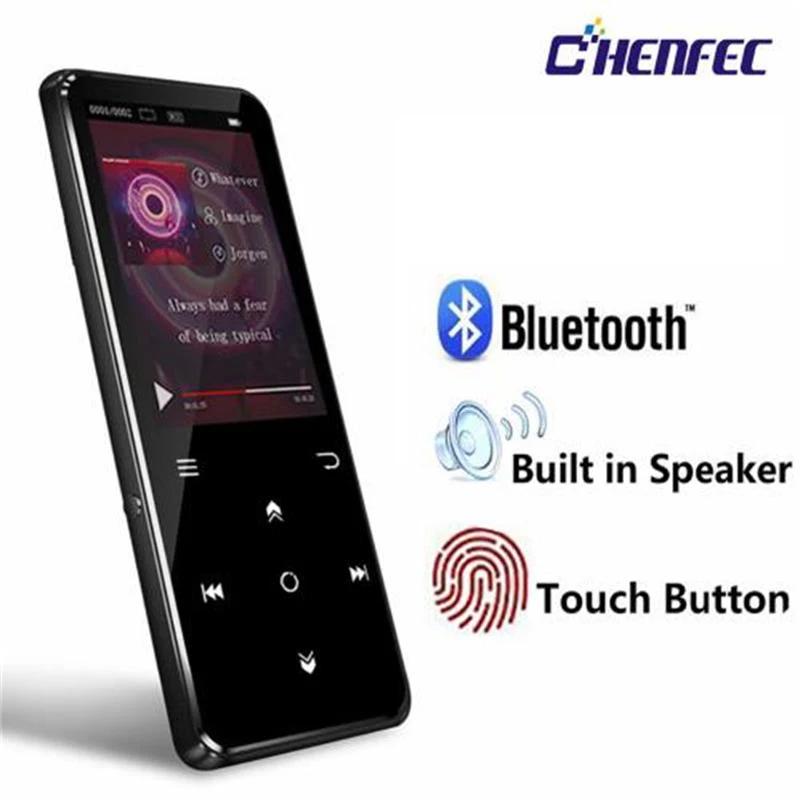 Mp3 плеер с Bluetooth 4 0 сенсорная кнопка 16 Гб Встроенный динамик металлический HIFI без
