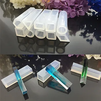 

2018 new Transparent Liquid Silicone Mold DIY Resin Jewelry Pendant Necklace Pendant Lanugo Mold Resin Molds For Jewelry