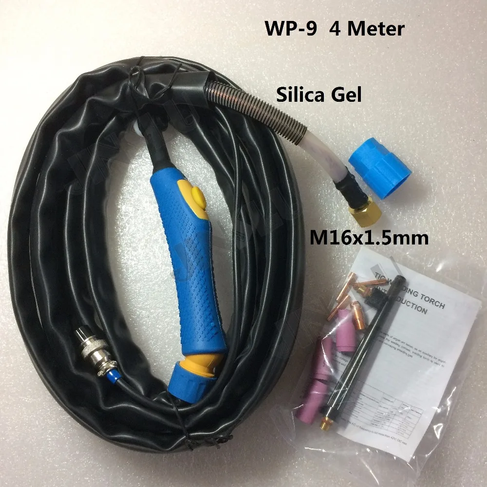 

WP-9 WP9 SR9 TIG welding torch Complete Package 4M/12feet, air cooled, blue, Flexible