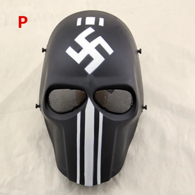 Camouflage Ghost Wargame Scary CS Paintball mask Outdoor Full Face