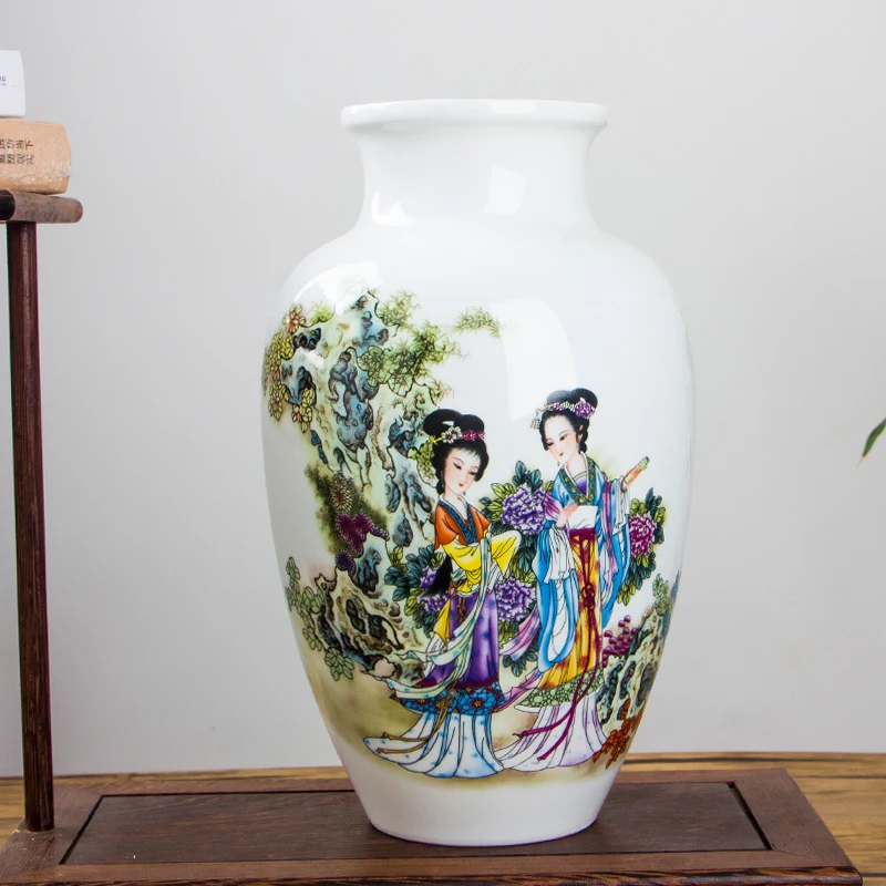 Traditional Chinese Ceramic Vases For Flowers Home Decoration Ancient