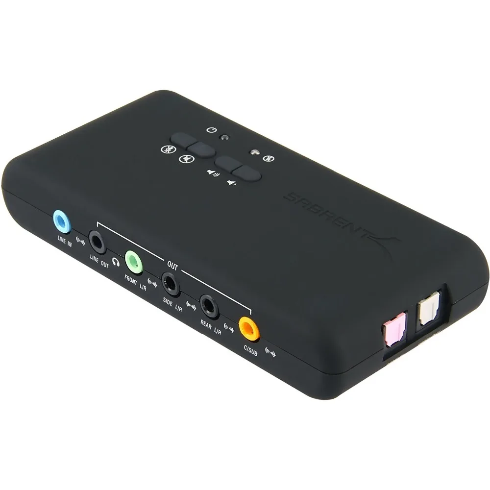 USB2 0 sound card add on cards Cmi 6206 Chipset USB 7 1 Sound Card with