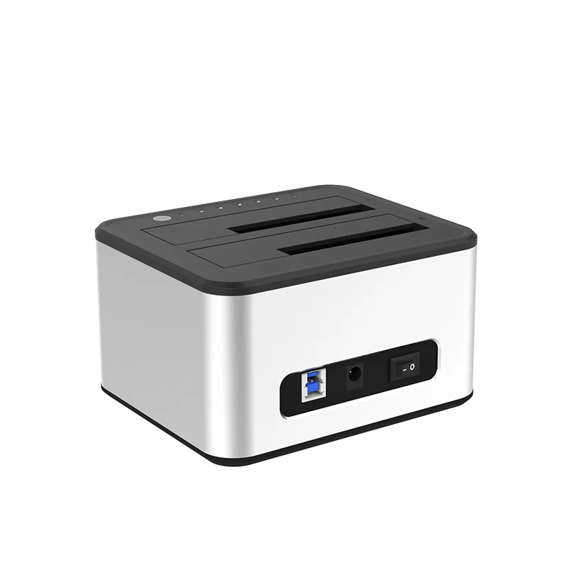 HDD Docking Station Disk Duplication 2 Bay Copy One Disk To Another USB 3 0 Type 3