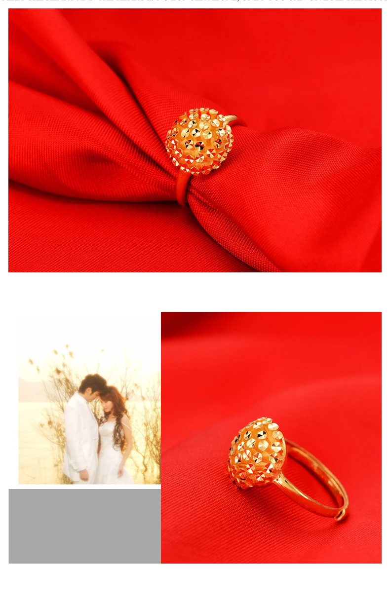 24 K золотое кольцо реального AU 999 массивные золотые кольца красивый гриб высококлассные Модная классика вечерние Fine Jewelry Лидер продаж