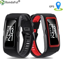 Спортивные GPS Фитнес трекер smart Сердечного Ритма Смарт-браслет с Температура высота Шагомер трекер SmartBand