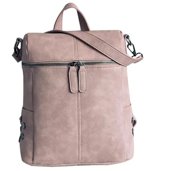 

OCARDIAN Woman packet Tote Ladies Purse Women Solid Fashion Backpack Shoulder Bag 19M29