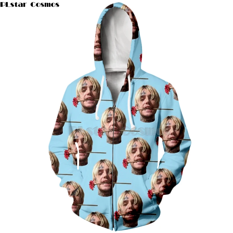 

2019 New 3D Print Lil Peep zip Hoodies Sweatshirt shirt Men Women Hip Hop 3D Printed Pullovers Streetwear Hooded Clothing-13
