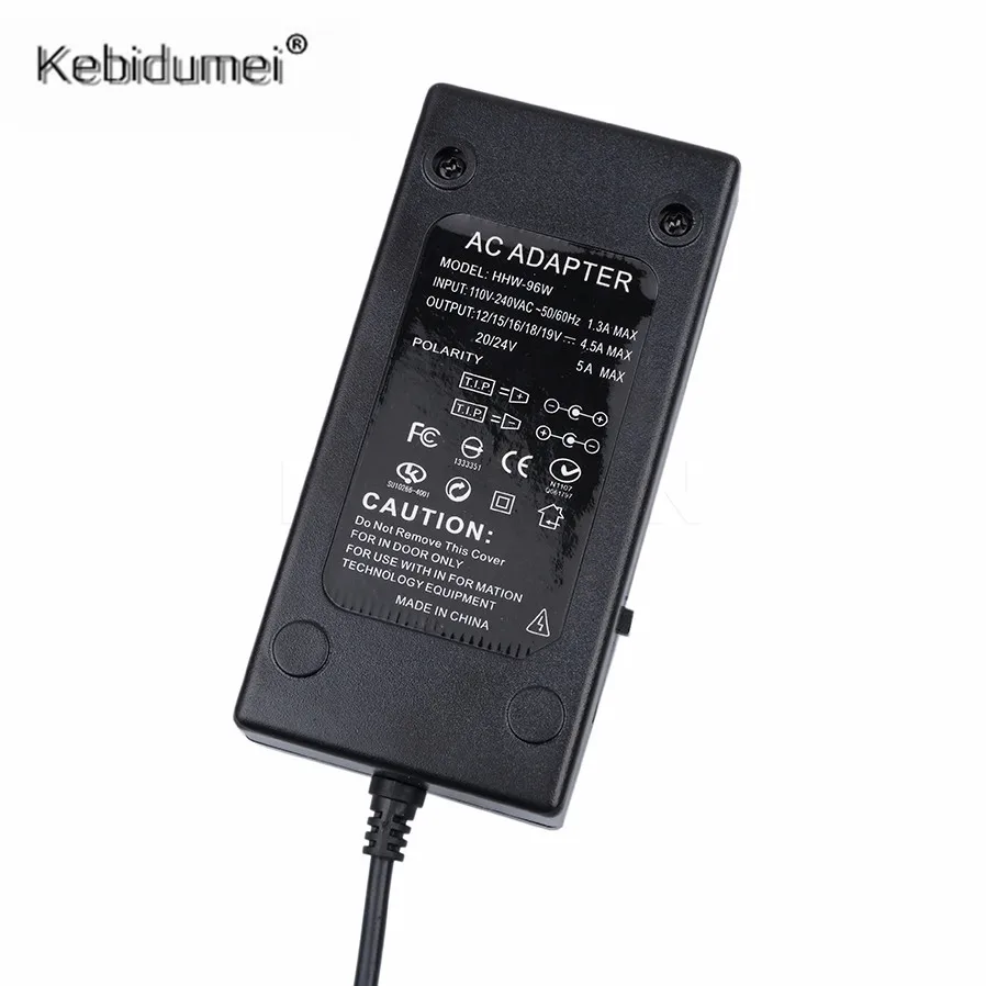 Kebidumei 12-24V 4.5A 100W ноутбук адаптер питания зарядное устройство для acer ASUS DELL Thinkpad lenovo sony samsung ноутбук компьютер