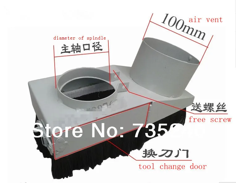 Пылезащитная Крышка для 125 мм шпинделя МОТОР деревообрабатывающий гравировальный станок пылезащитный колпачок/пылесос/грязезащитная прокладка