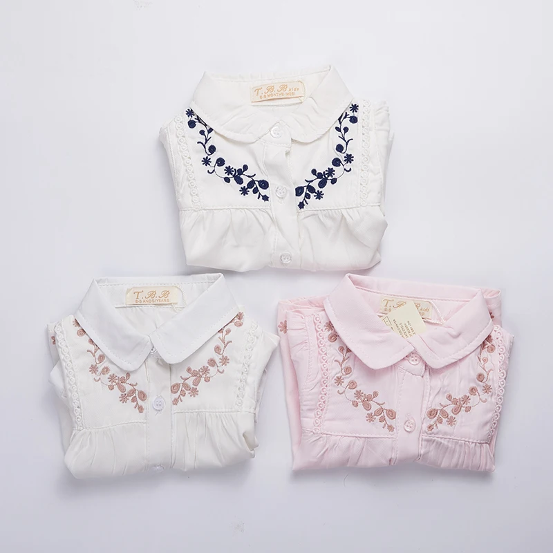 Buy Baby clothes 2017 Summer Baby girls blouses full