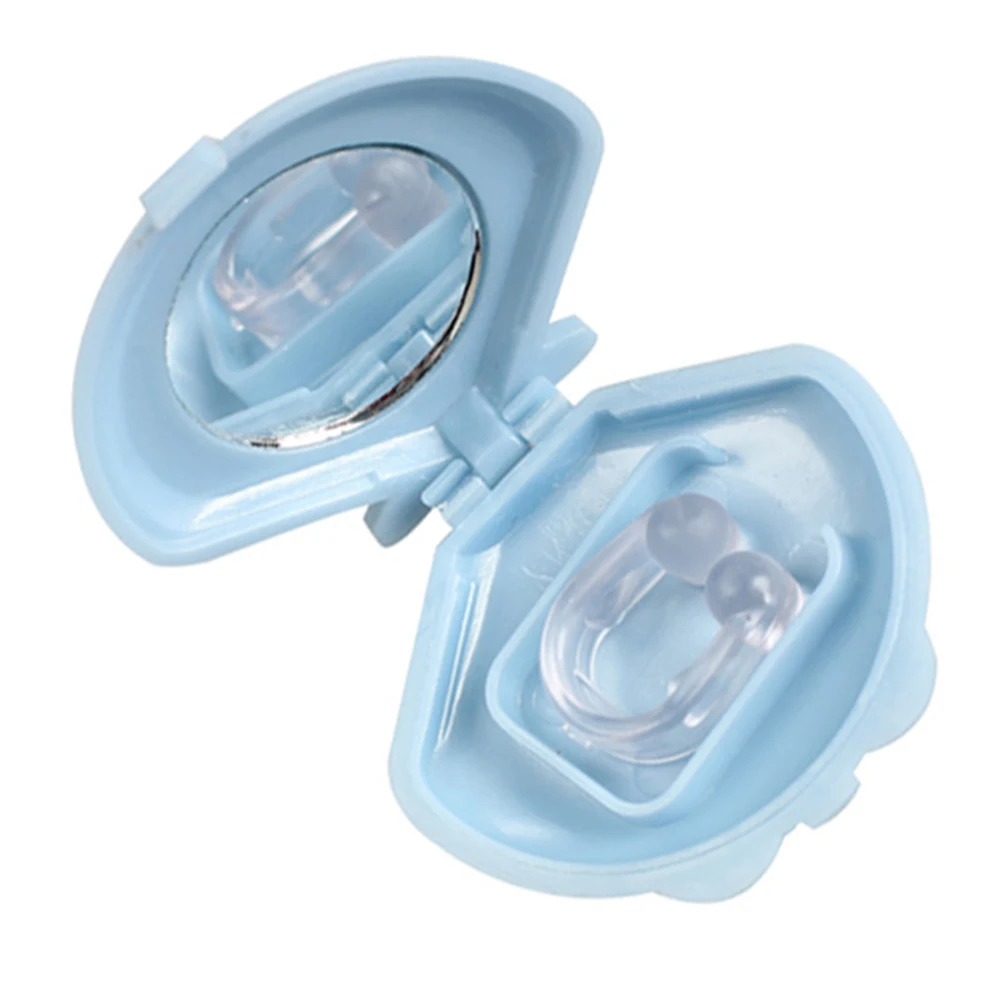 

Non-toxic Medical Silicon Stop Snoring Nose Clip Anti Snore Nose Clip Sleep Apnea Aid Device Night Tray Personal Health Care