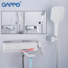 GAPPO bathtub faucet wall mounted bathroom shower faucet bath mixer waterfall bathtub taps bathroom brass faucets bathtub faucets wall mounted antique shower faucets for the bath solid brass bathroom shower crane without slid bar mixer tap