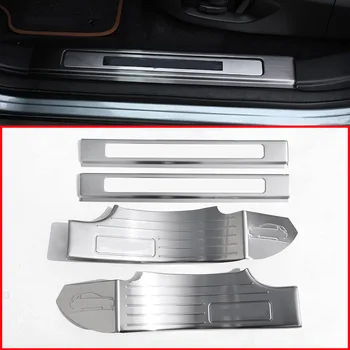 

Stainless Steel Door Sill Plate Protector Threshold Trim For Land Rover Discovery Sport 7 Seats 2015 2016 2017 2018