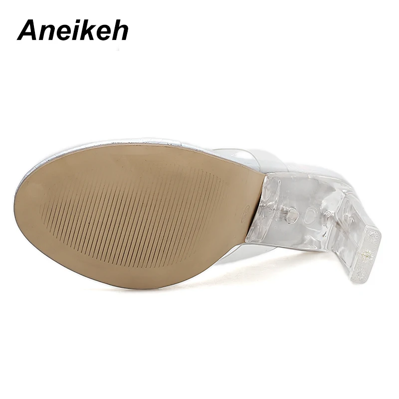 Женские летние туфли Aneikeh коллекция 2019 года женские лодочки гладиаторы