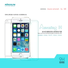 Закаленное Стекло Экран протектор для Apple iPhone SE 5 5S 5e 5SE Nillkin amazing H Нм против взрывов Стекло защитная пленка