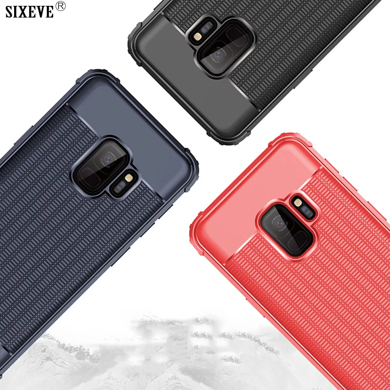 

Luxury Shockproof Case For Samsung Galaxy S8 S9 Plus Note 8 9 A8 J8 2018 J3 J5 J7 2017 Cell Phone Back Cover Soft Silicone Coque