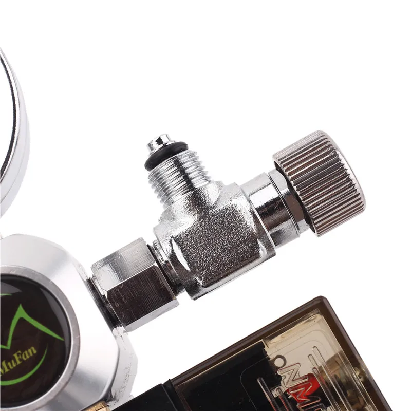 Aquarium CO2 Regulator W21.8 G5 8 220V Magnetic Solenoid Check Valve Aquarium Bubble Counter Fish Tank Tool CO2 Control 10