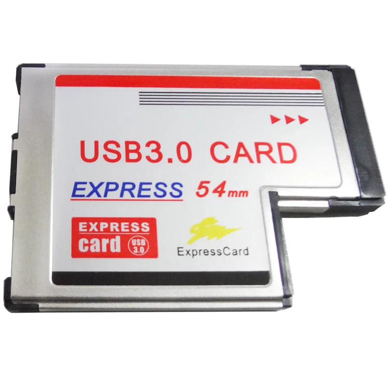 Двойной 2 порта USB 3,0 ExpressCard адаптер 5 Гбит/с usb-хаб ExpressCard 54 мм слот Express Card PCMCIA конвертер для ноутбуков