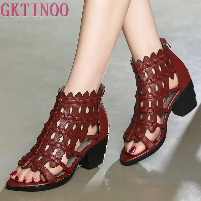 GKTINOO-2023-New-Summer-Retro-Style-Hand-woven-Real-Leather-Sandals ...