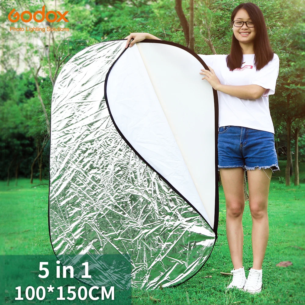 Godox 39 59 100 X 150cm 5 In 1 Portable Collapsible Light Oval Photography Photo Reflector For Studio Aliexpress Consumer Electronics Godox 39 59 100 X 150cm 5 In 1 Portable Collapsible Light Oval Photography Photo Reflector For Studio Aliexpress Consumer Electronics