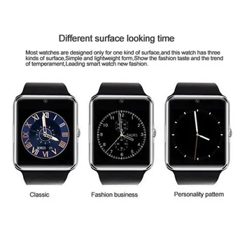 

Sleep & Snoring GT08 Unisex Smart Watch With Camera Function Sports Wristband Bluetooth Man Woman Wristwatch Christmas Gift
