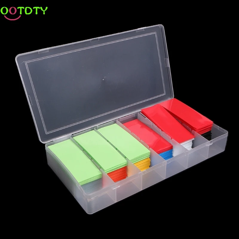

280Pcs/Set PVC Heat Shrink Tubing Tube Wrap Kit For 18650 18500 Battery Flat 18.5mm 828 Promotion