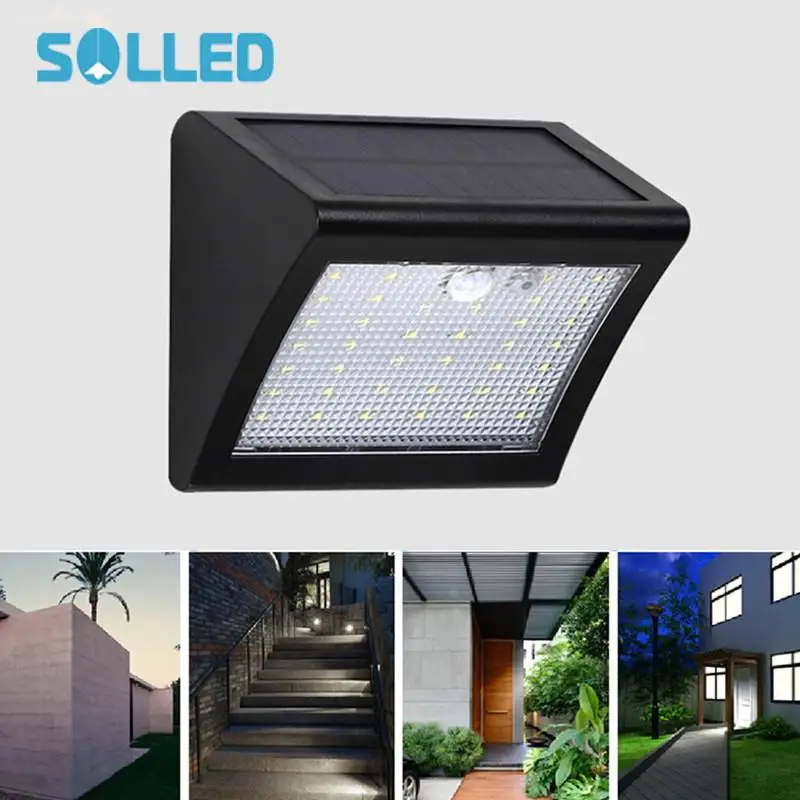 SOLLED LED Солнечный свет приведенный в действие СИД панель солнечной лампы 38LED