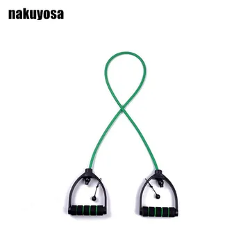 

120cm Yoga Pull Rope Fitness Resistance Bands Exercise Tubes Practical Training Elastic Workout Cordages(Rope Diameter 5*9MM)