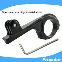 For GoPro Hero 4 3+ Roll Bar Accessories Kit Bike Handlebar Mount Adapter 31.8mm Silver for Gopro xiaomi yi 4k Aluminum Anodized
