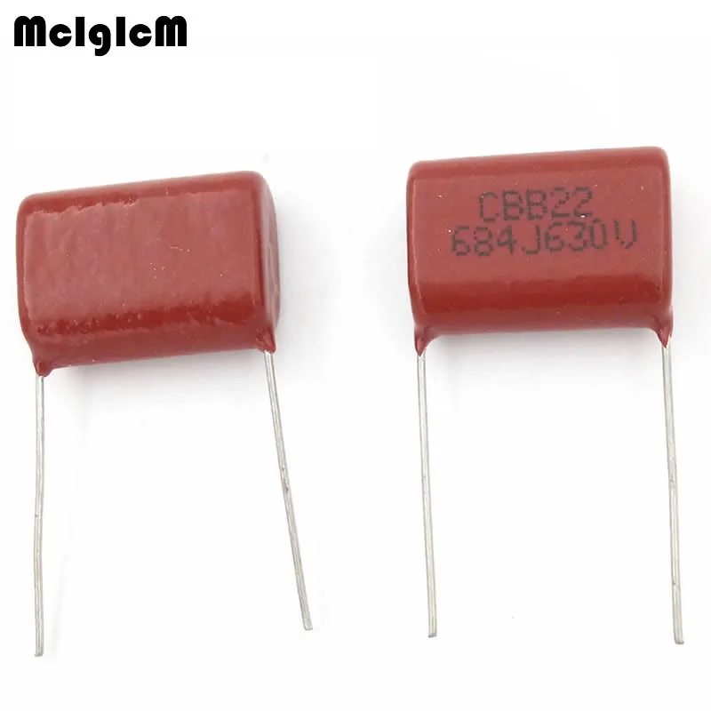 MCIGICM 500 шт 684 680nF 630V 10 CBB полипропиленовая пленка конденсатор шаг 22 мм