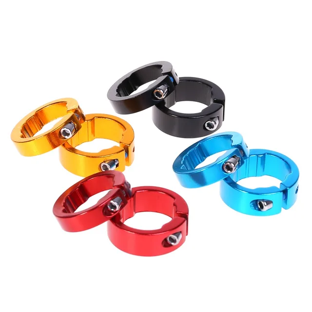 Bicycle Grips Ring 8/12mm Aluminum Alloy End Lock Rings MTB Handlebar ...