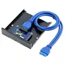 Great-Q-carte mère USB 3.0 type-a et USB 3.1 type-c USB-C, double Port vers la carte mère, panneau frontal 20 broches, pour baie flasque 3.5 pouces ► Photo 1/3