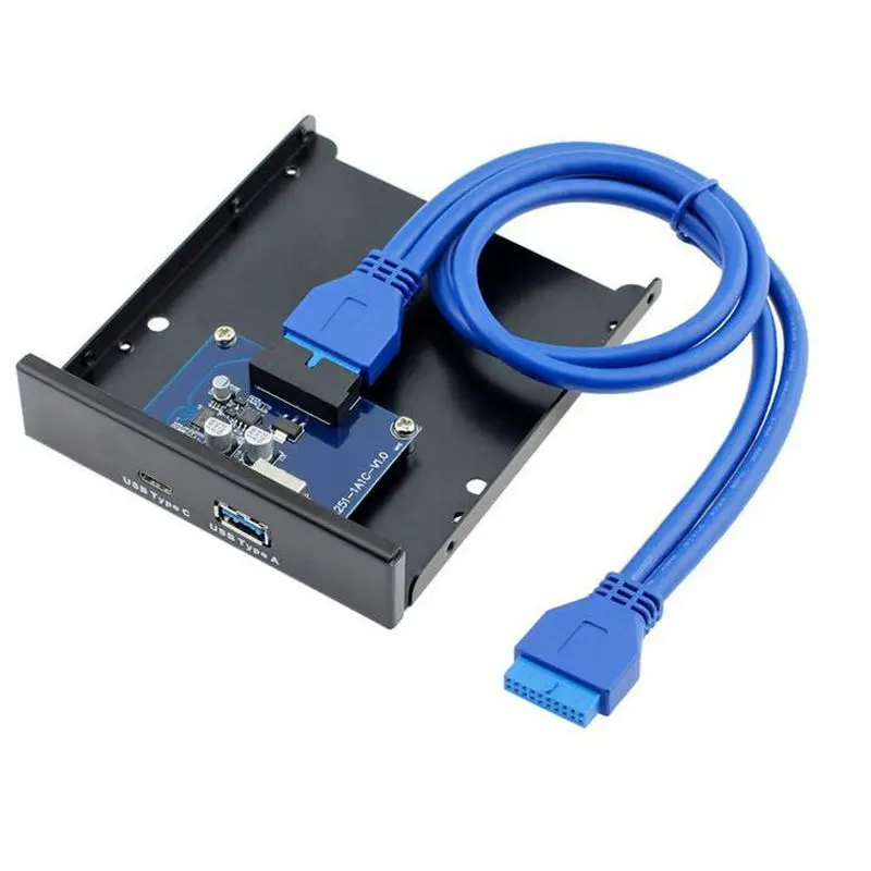 Great Q USB 3 0 Type A и 1 C двойной порт для материнской платы 20 контактная Фронтальная