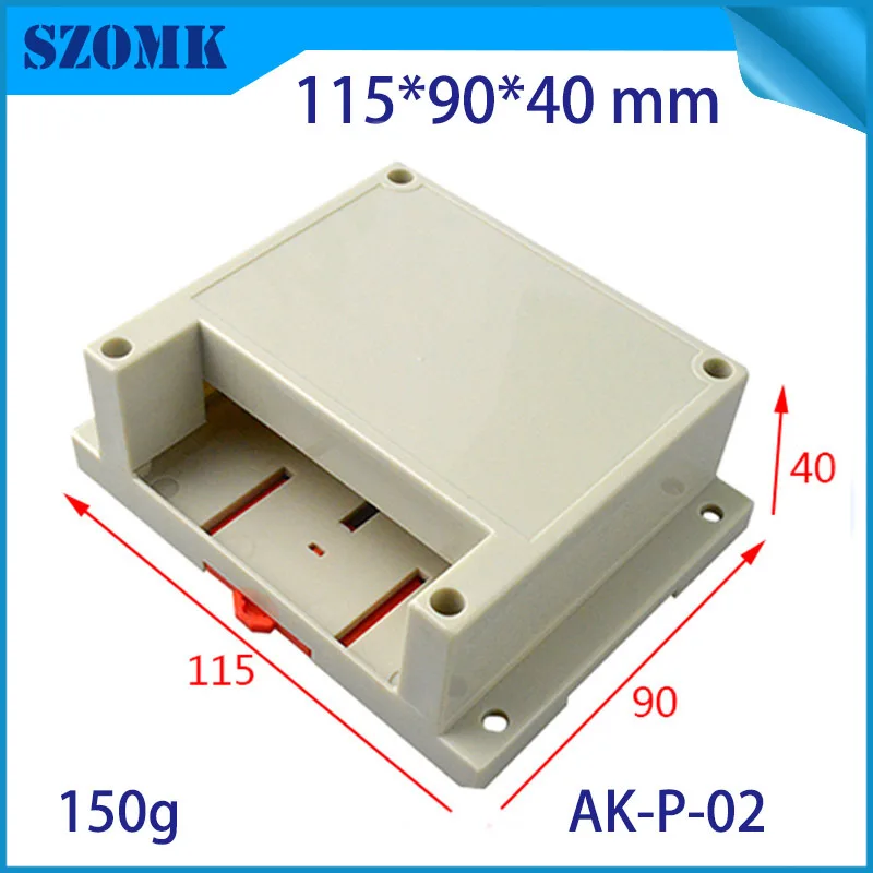 szomk electronics plastic enclosure for pcb junction box din rail enclosure control box szomk outlet boxes instrument enclosure box project box plastic housing  (3).jpg