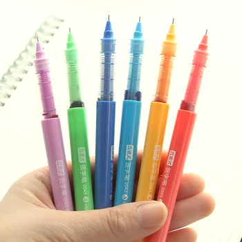 

42 pcs/Lot Candy color gel pen 0.5mm ballpoint Syringe refill Stationery Office material School supplies caneta colorida 6663