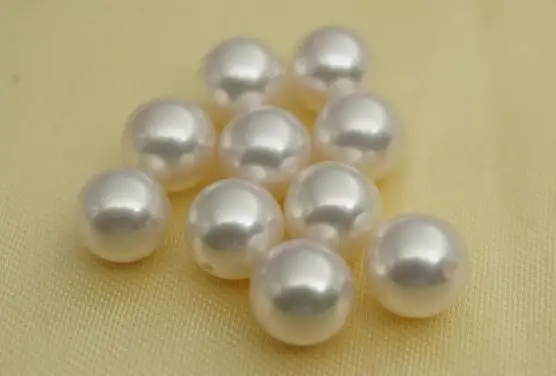 Perla Rotonda Akoya, Aaa Da 7.5-8Mm Prodotta In Giappone, Perle Coltivate, Perle Di Perle Sciolte Naturali, Coppia Abbinata A Metà.