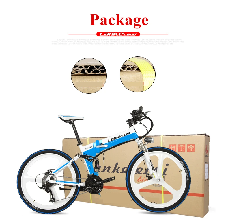 Cheap Folding Mountain Bike Two Wheels Electric Bicycle With USB Phone Charing Port/Phone Holder 400W 48V Adult Electric Scooter 58