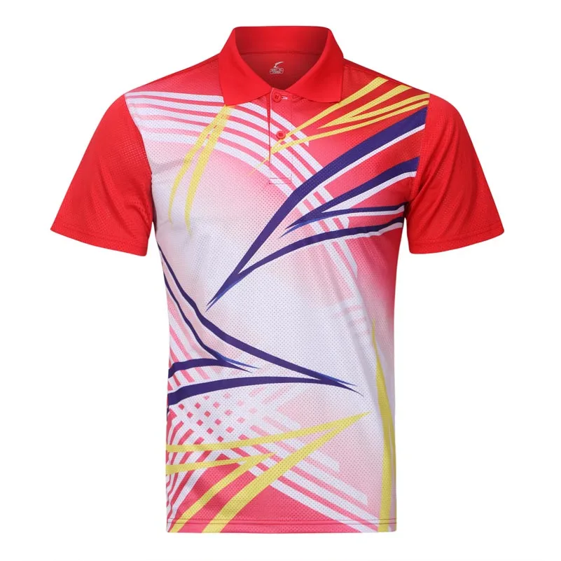 BHWYFC Мужская/женская рубашка для настольного тенниса рубашка для бадминтона Мужская быстросохнущая одежда спортивная одежда настольный теннис одежда