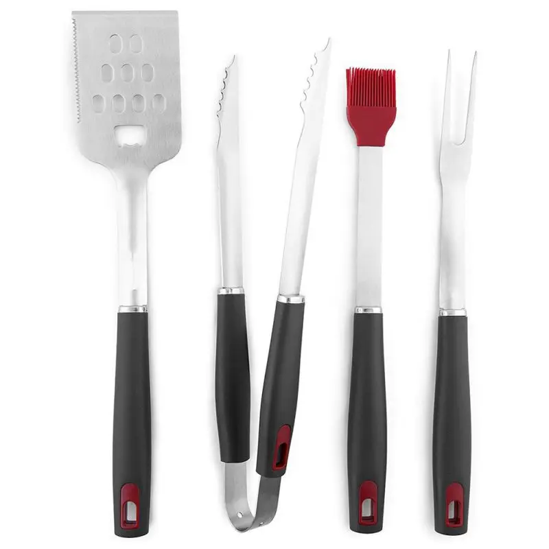 Stainless Steel Household Kitchen Barbecue Sets Heat Resistant Barbecue