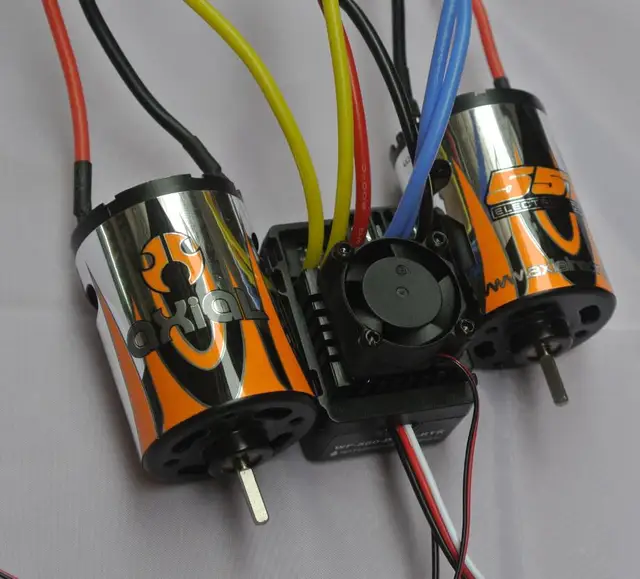 Axial scx10 55t motor double motor with ESC climbing car 2 for 4s -in Parts & Accessories from 
