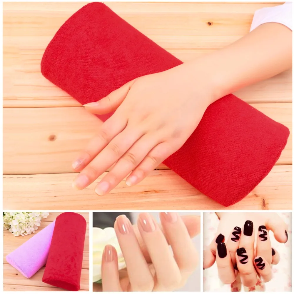 Buy 2018 SOFT Cotton Cloth Nail Art Hand Holder